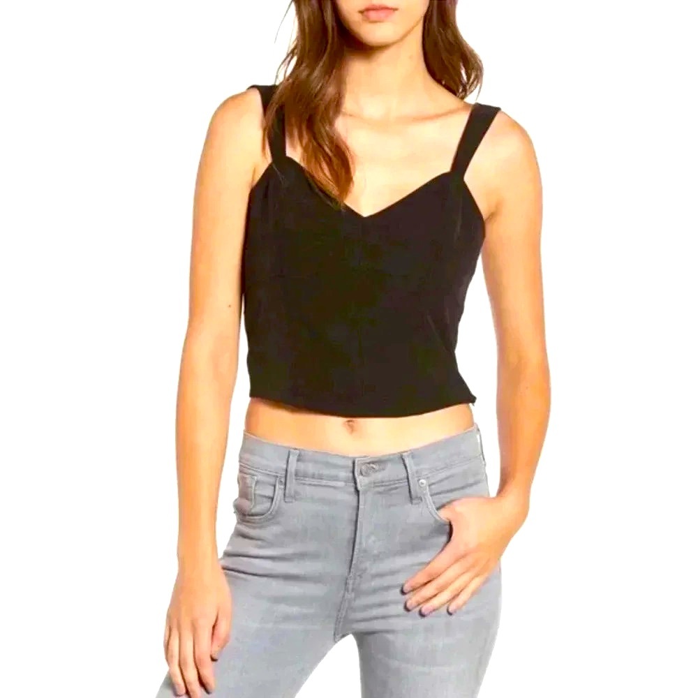 Leith Black Bustier, Corset Top‎ Size M